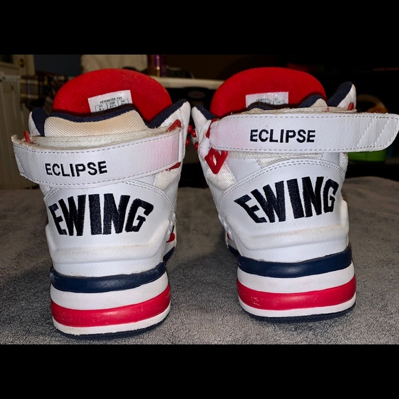 Patrick Ewing :ECLIPSE White/Navy/Red USA OG - Picture 3 of 7
